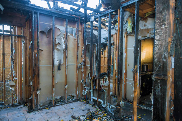 Professional Soot Cleanup technician working in Ashburn, VA